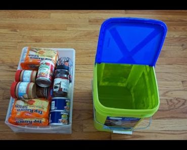 Dollar Tree Food Prepping on a Budget.  Easy Storage