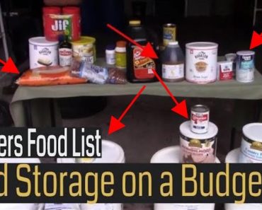 Prepper Food Stockpile Checklist [Long-Term Food Storage Ideas!]