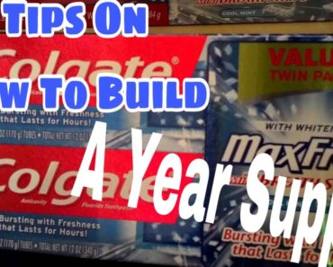 BUILDING A YEAR'S SUPPLY Of Food & Essentials ! A Prepper's formula!
