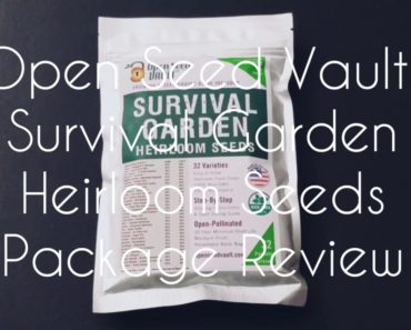 Open Seed Vault: Survival Garden Heirloom Seeds Package Review