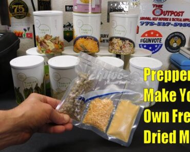 Prepper Tip: Make Your Own Freeze Dried Meals!