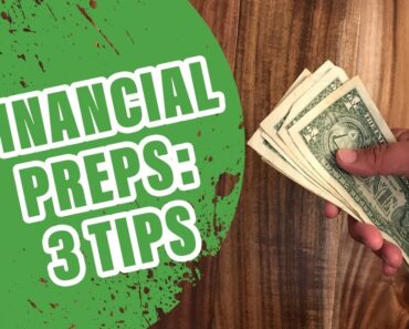 Financial Preparedness for a Disaster or Emergency | 3 Tips | Prepping for Non-Preppers