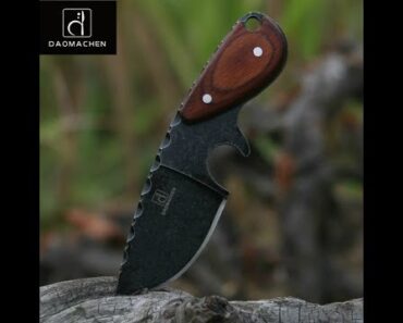 DAOMACHEN tactical hunting knife outdoors camping survive knives multi diving tool & Stone wash blad
