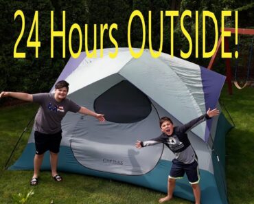 24 Hour Outdoor Challenge! Will we survive?