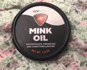 Prepper Tip: Mink Oil: Link Below