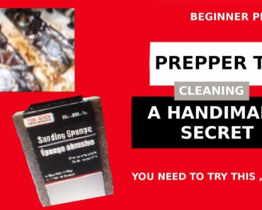 BEGINNER PREPPER NOW WITH HANDIMAN TIP – REVIEWED AN ITEM USED IN A NEW WAY FOR A NASTY KITCHEN  JOB