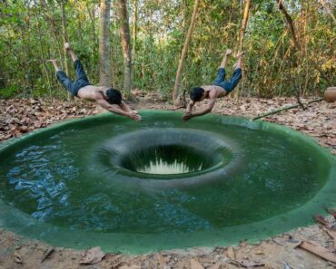 Building The Most Mysterous Deep Hole Underground Swimming Pool