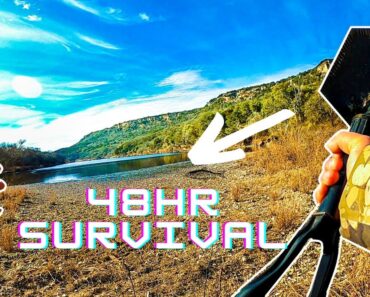 Kayak Bass Fishing-ANGLERS SURVIVE 48HRS ON RIVER