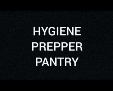 REORGANIZATION & INVENTORY OF HYGIENE PREPPER PANTRY