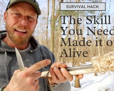 Survival Hack: Handheld Fire: Starting a Fire in the Rain and Snow, Survival Fire Starter