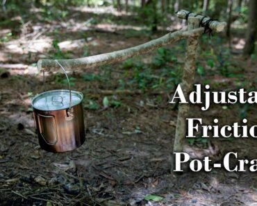 Friction pot crane | Bushcraft | Survival | Camping | Hiking