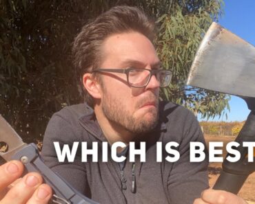 Spyderco Slysz Bowie vs Fiskars 8lb Splitting Maul