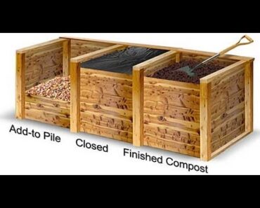 Compost 3-Bin System – Part 7 – Complete Bins: Fronts Installed