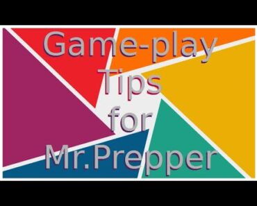 Game-play tips for Mr.Prepper video game