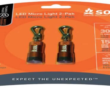 New Survive Outdoors Longer L.E.D. Micro Light, 0.016 Pound Top