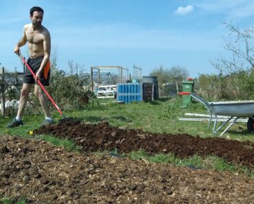 PLANTING POTATOES – April UK Survival Garden