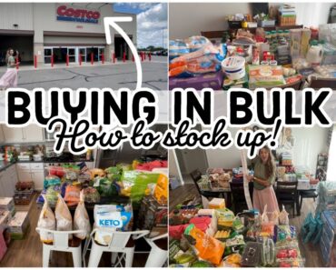 HOW MY LARGE FAMILY BUYS IN BULK | Long Term Food Storage (TIPS ON STOCKING UP)