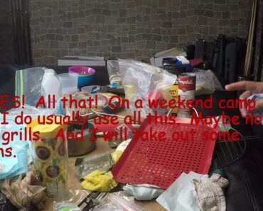 Camping Tip:  Here's my Kitchen in a Bag… Be a prepper!