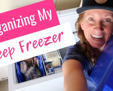 Deep Freezer Organization- Tips and Tricks!