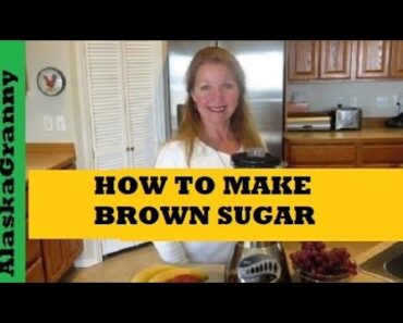 How To Make Brown Sugar- Prepper Pantry Cooking Tips – Food Storage  Substitutes