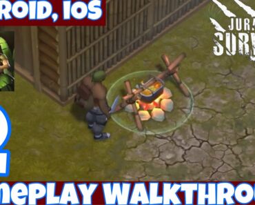 Jurassic Survival | Gameplay Walkthrough Part 2 | Blueprint Campfire And Garden Bed