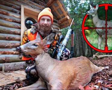 Solo Scope Hunt Survival at the Log Cabin!!! – Fresh Cooked Tenderloins