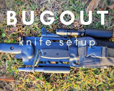 My Bugout Bag Knife Setup !