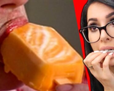 WOMAN ONLY EATS ICE CREAM