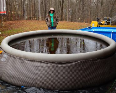 we built the worst pool pond ever