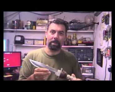Harbor Freight Rambo Style Survival Knife Review. Cool Cheap Knife!
