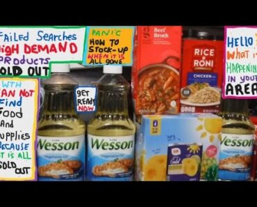 📢HIGH DEMAND PRODUCTS SOLD OUT🤨CAN'T FIND FOOD OR SUPPLIES🛒 HOW DO YOU STOCK UP WHEN IT'S ALL GONE😮