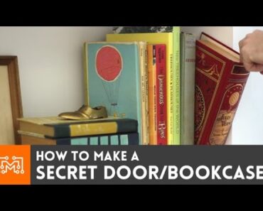 How to make a secret door / bookcase | I Like To Make Stuff