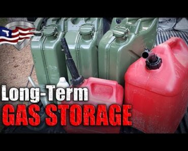 How To Store Gasoline Long-Term / Emergency Fuel Storage