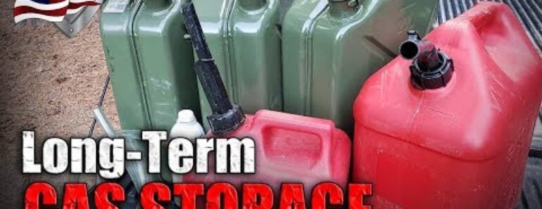 How To Store Gasoline Long-Term / Emergency Fuel Storage