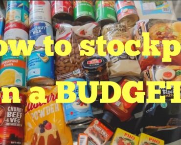 How to stockpile on a budget /prepper pantry