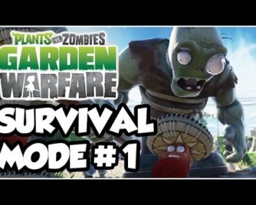 Plants vs. Zombies Garden Warfare – SURVIVAL MODE #1! Gameplay Walkthrough (Xbox One 1080p HD)
