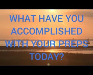 PREPPING ACCOMPLISHMENTS