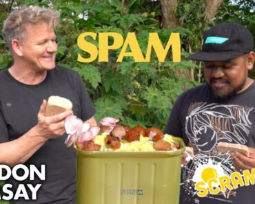 Gordon Ramsay Makes SPAM Scrambled Eggs in Hawaii | Scrambled