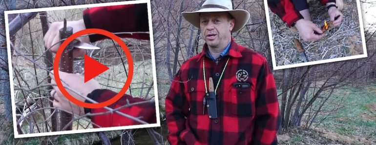 VIDEO: How to Use a Ferro Rod with Natural Tinder VIDEO: How to Use a Ferro Rod with Natural Tinder