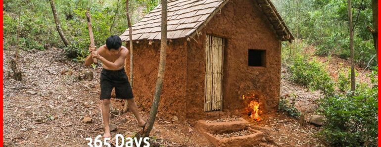 365 Days How I Survival, Cooking And Building In The Rain Forest – Full Video 365 Days How I Survival, Cooking And Building In The Rain Forest – Full Video