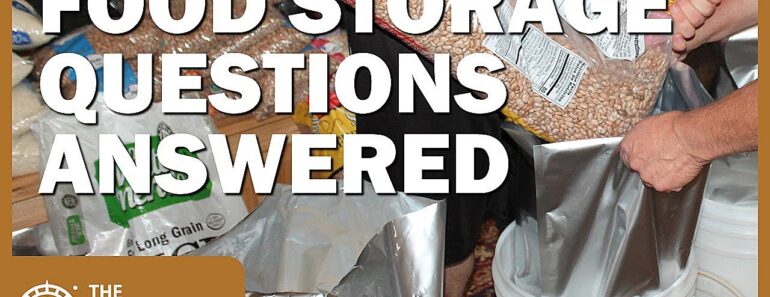 Newbie Prepper Food Storage Questions Answered Newbie Prepper Food Storage Questions Answered