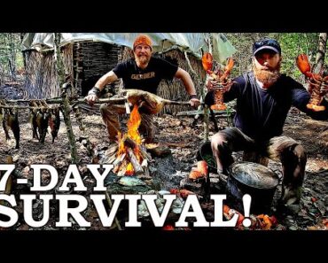 Catch and Cook Survival Challenge | 100% WILD Food SURVIVAL Challenge