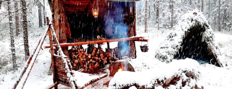 Building a Complete Bushcraft Survival Shelter – From START to FINISH – 10 Days of Bushcraft – ASMR Building a Complete Bushcraft Survival Shelter – From START to FINISH – 10 Days of Bushcraft – ASMR