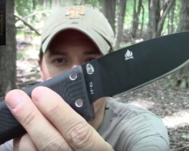 GearBest TD-01 HX OUTDOORS ROCK Survival Knife Review- Just Like a ROCK – HighCarbonSteel Love