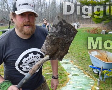 Digging a MOAT around my House ;) – Day 14 of 30 Day Survival Challenge Maine Lockdown