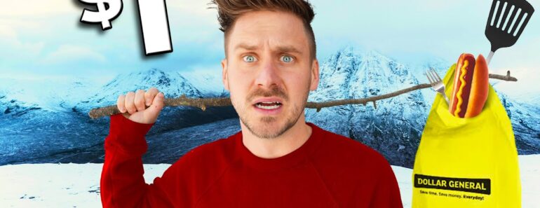 Overnight Survival Challenge Dollar Store Items Only