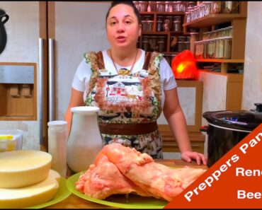 Preppers Pantry Food – How to Render and Purify Beef Tallow