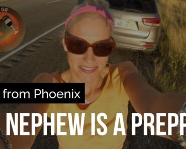 That moment you realize your nephew is a prepper. Great Prep Tips
