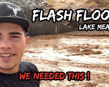 Crazy FLASH FLOOD at Lake Mead!!!
