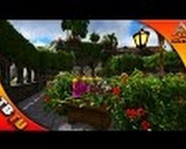 THE HANGING GARDEN! ECOS GARDEN DECOR! ARK Survival Evolved Castle Build